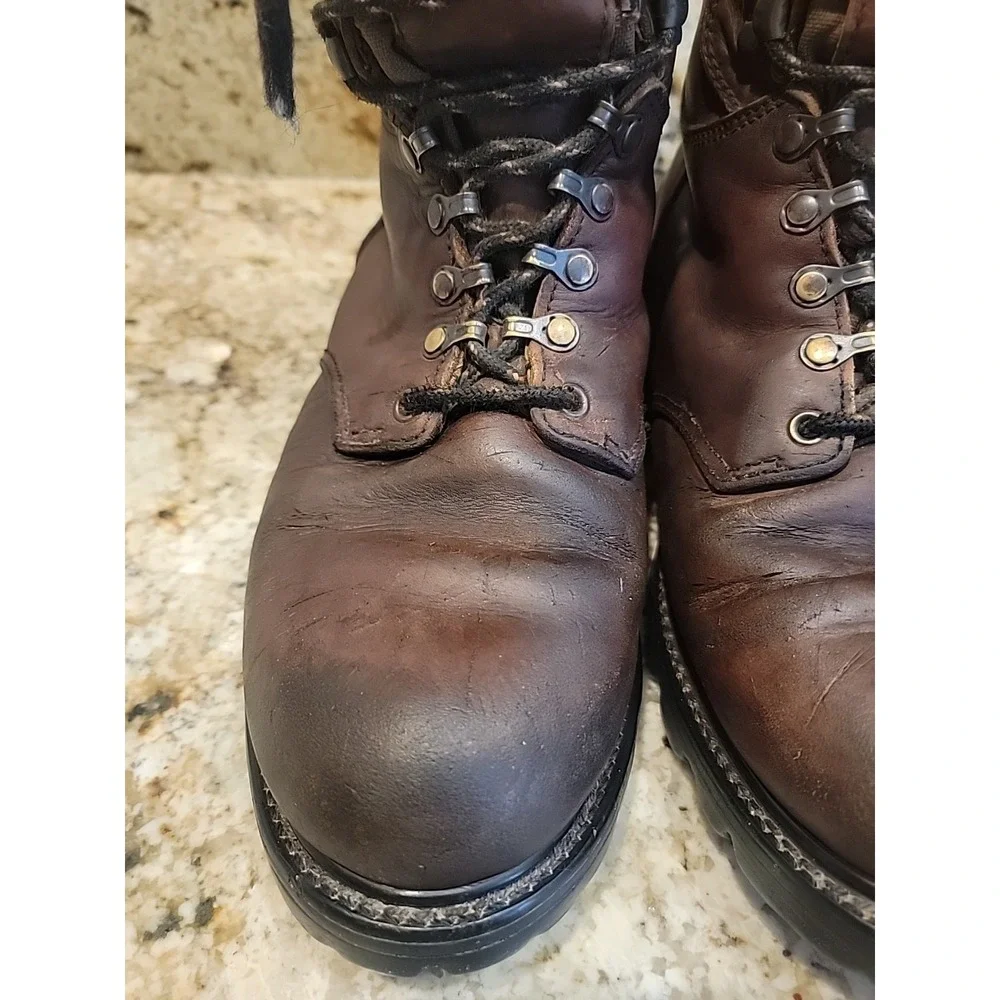 Irish Setter Red Wing Waterproof Leather Vibram Gore Tex Insulated Tall Boots 10